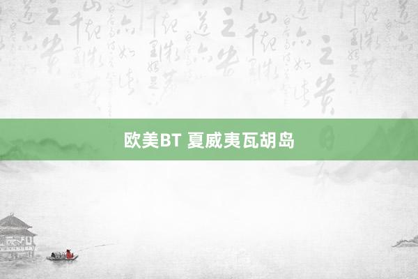 欧美BT 夏威夷瓦胡岛
